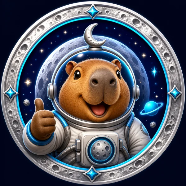 Moon Capybara token artwork
