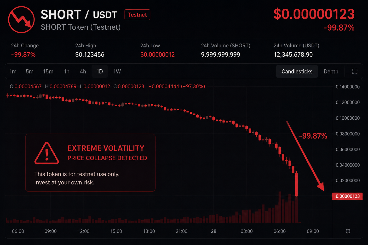 SHORT token artwork